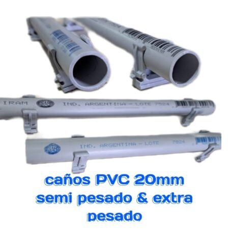 caños de luz 20mm PVC
